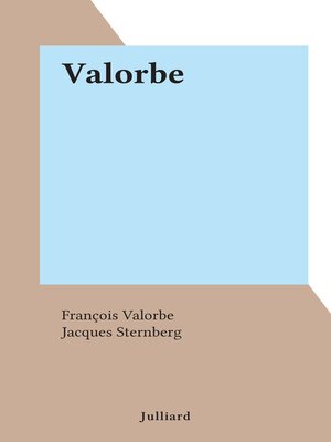 cover image of Valorbe